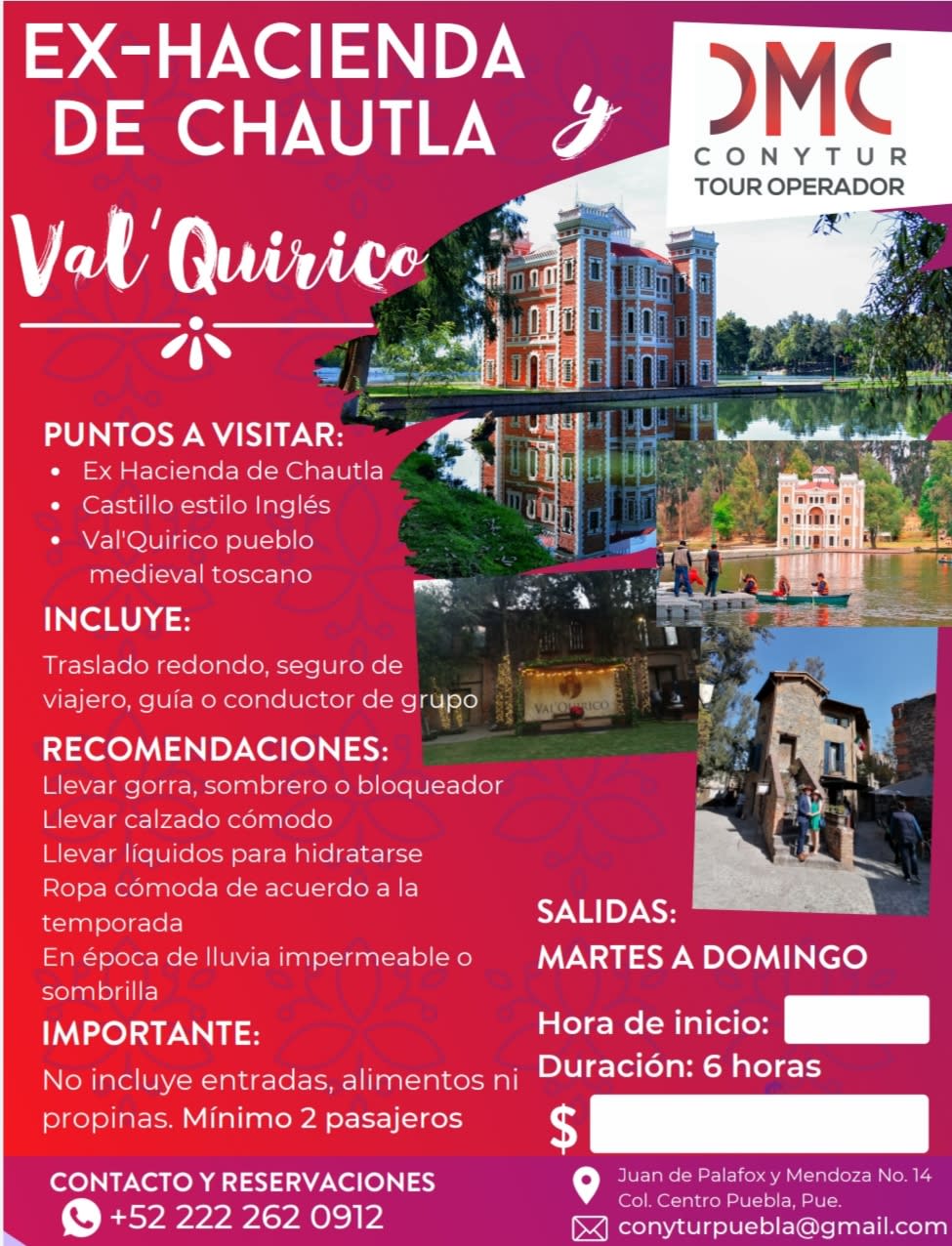 Ex Hacienda De Chautla Y Val Quirico Tours Y Recorridos Conytur