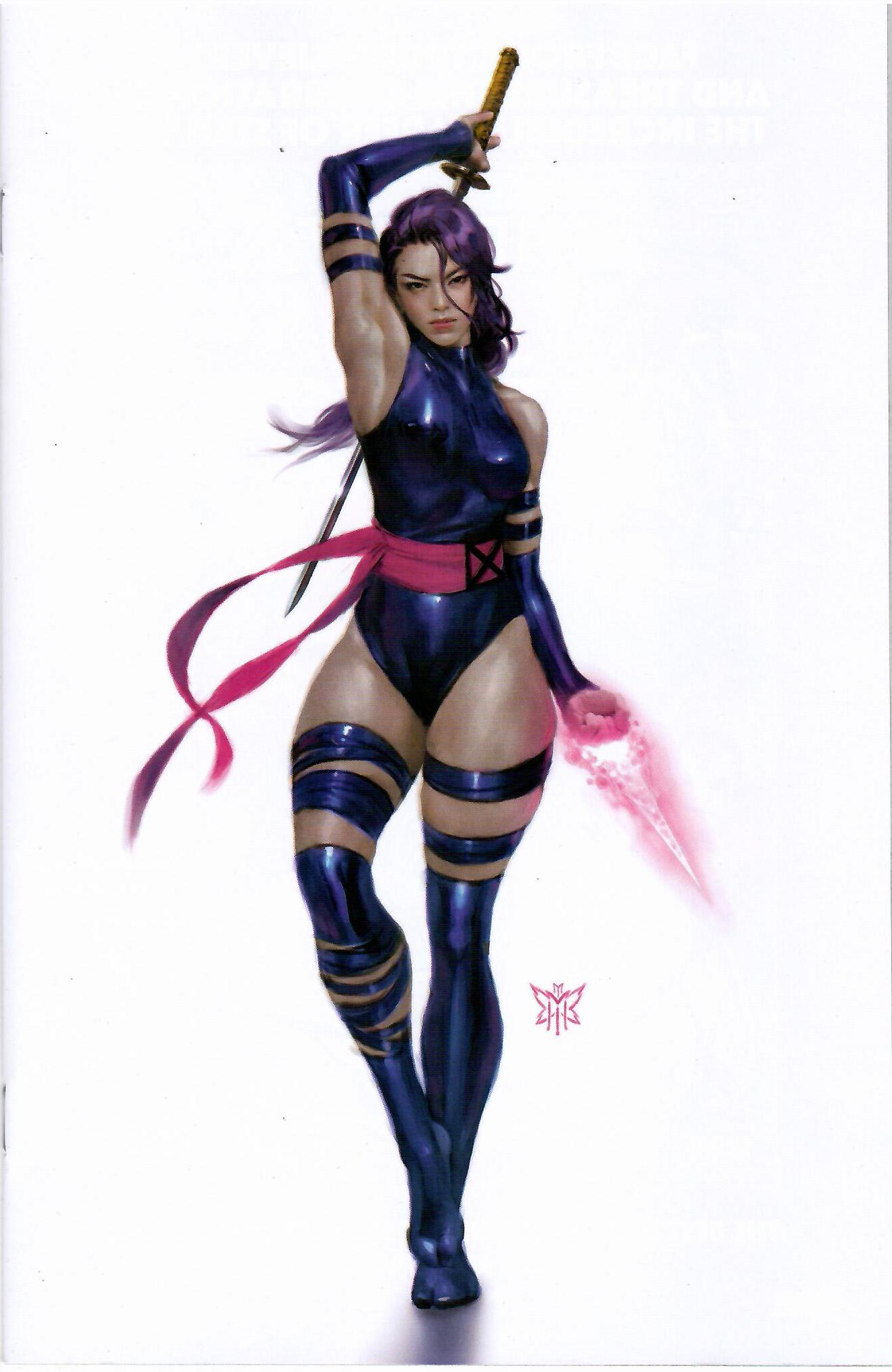 X Men Miguel Mercado Psylocke Virgin Variant Marvel Comics City Of Angels Comics Comic