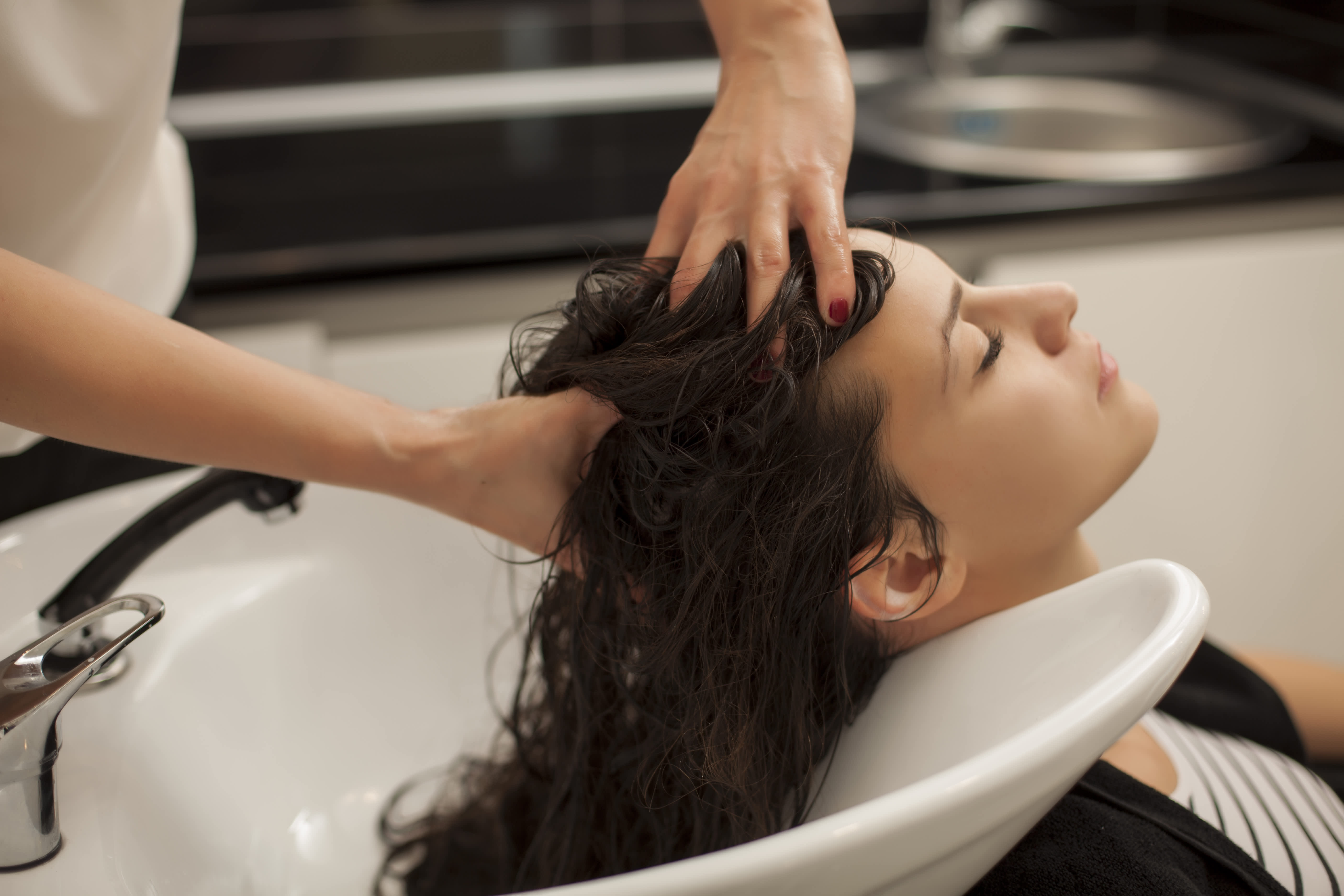 Wash, Haircut, Blow Dry \u0026 Massage. 