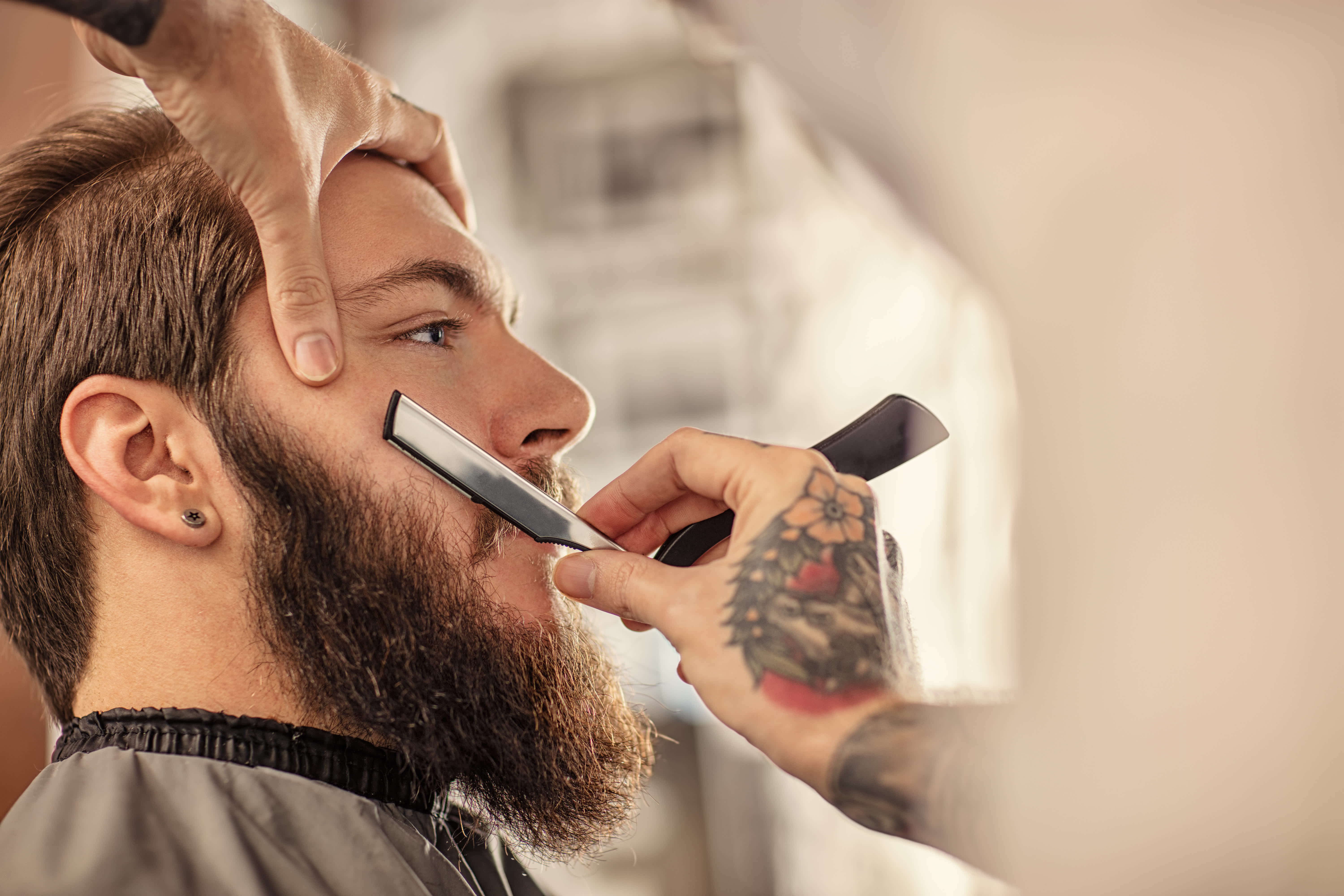 Famoso corte xadrez - Barbearia Chalega