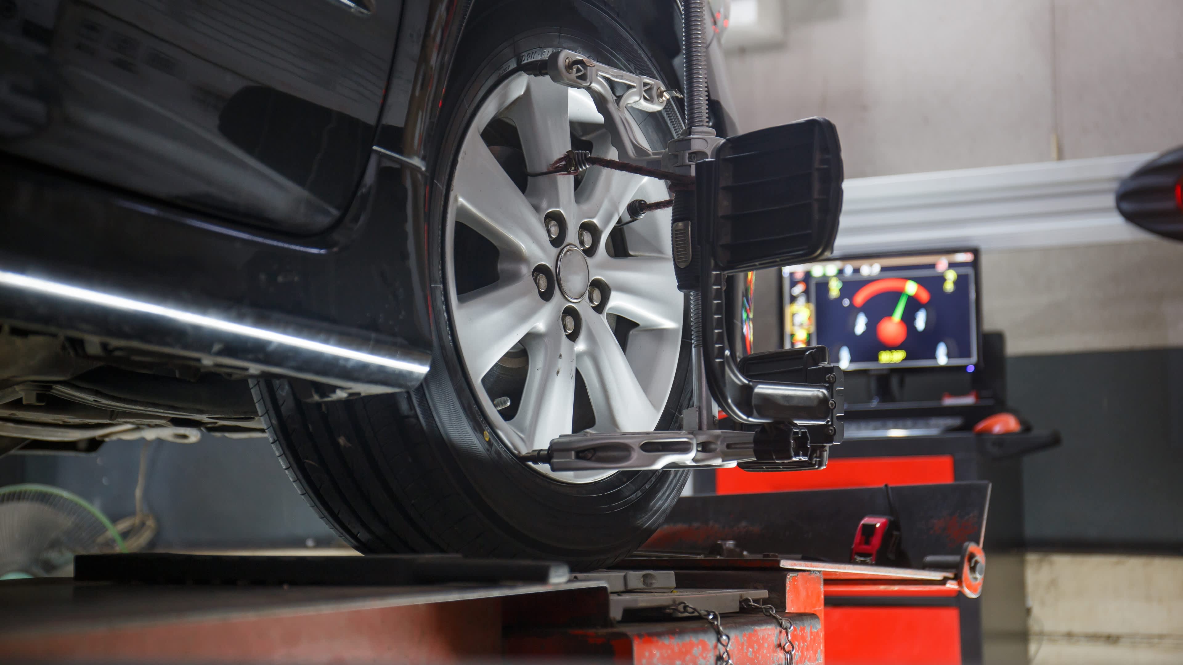 Wheel Alignment Cars Tyre Services Kens Tyres & Exhuasts Tyre Service