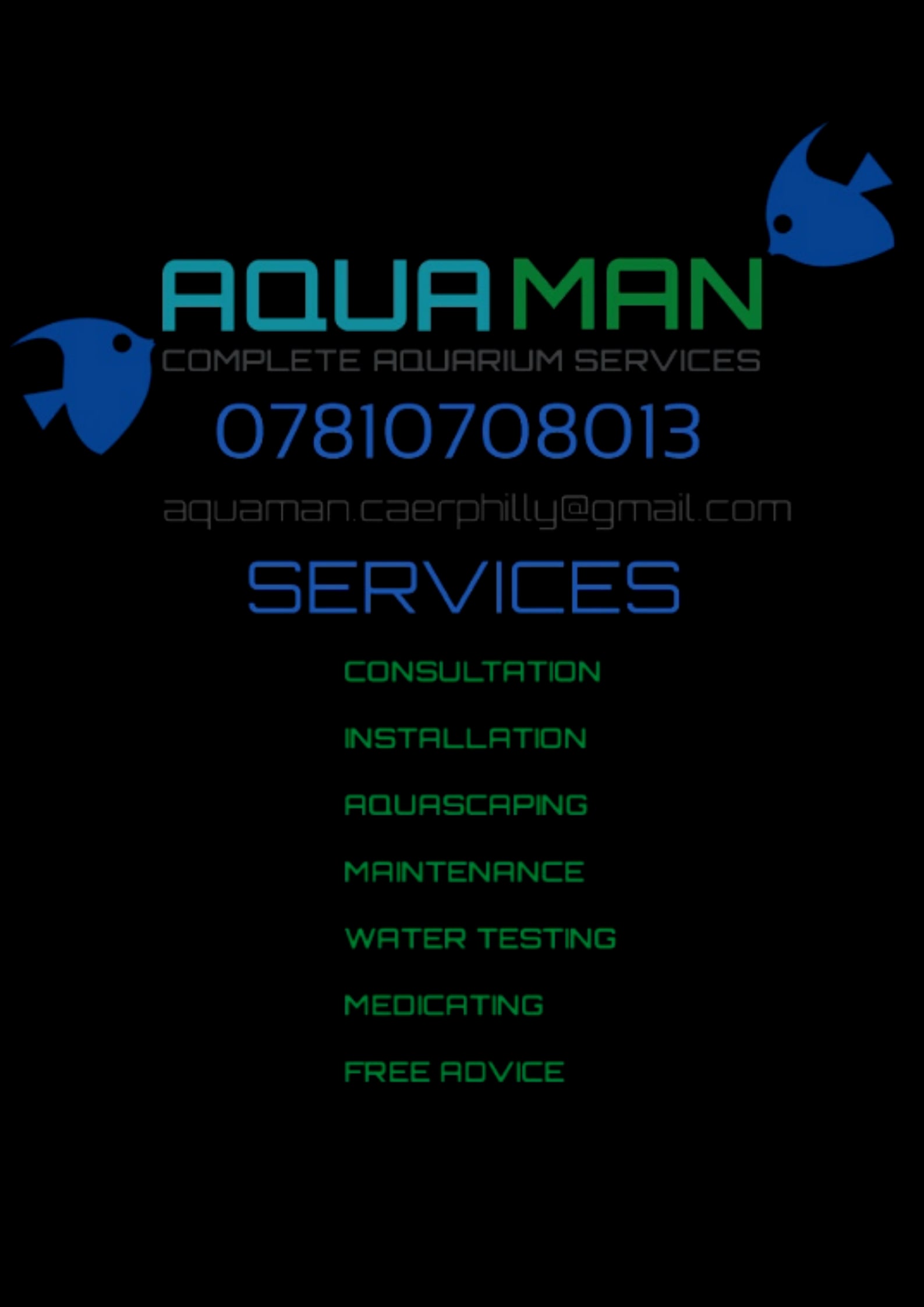 Aquaman Complete Aquarium Services