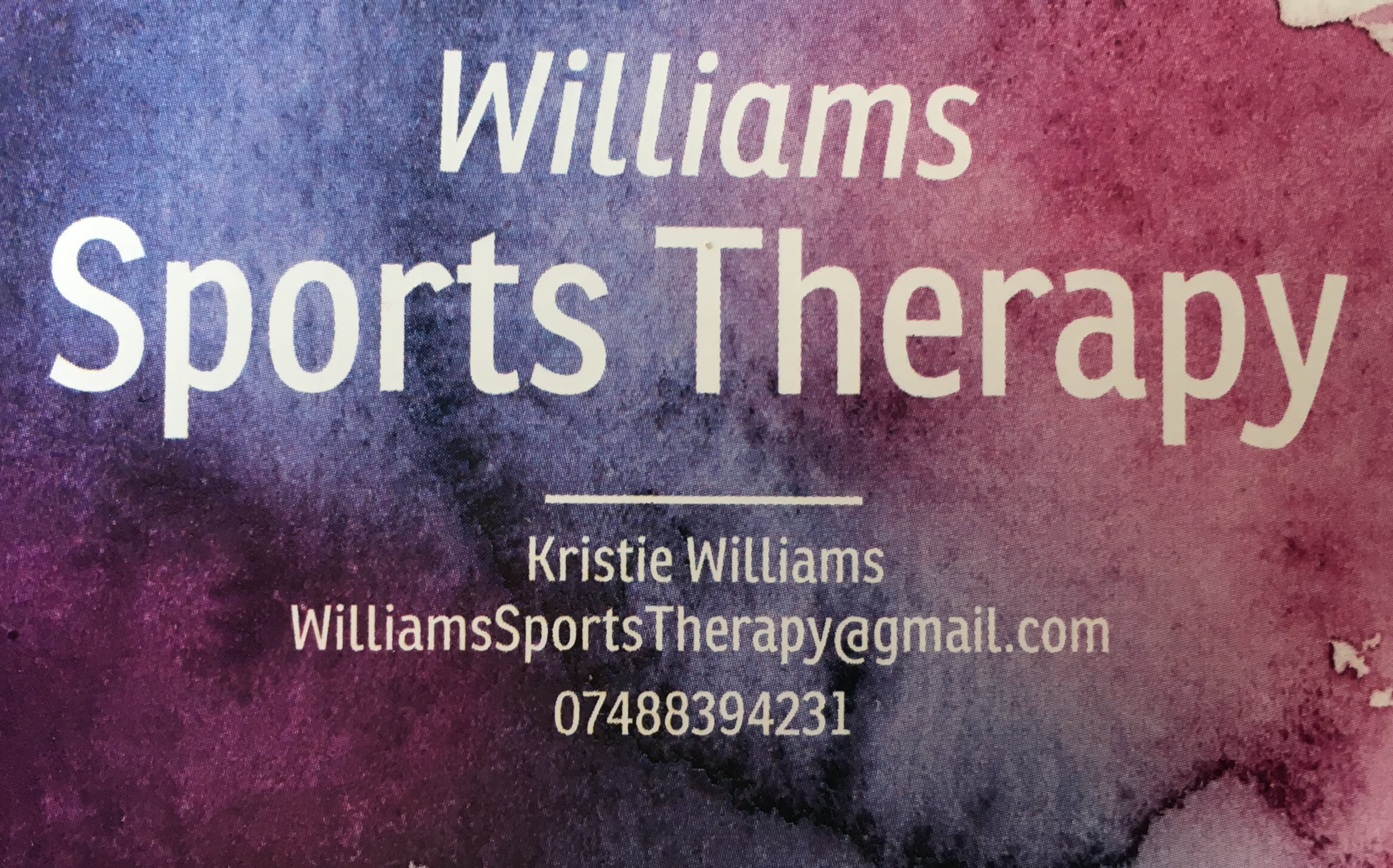 Williams Sports Therapy