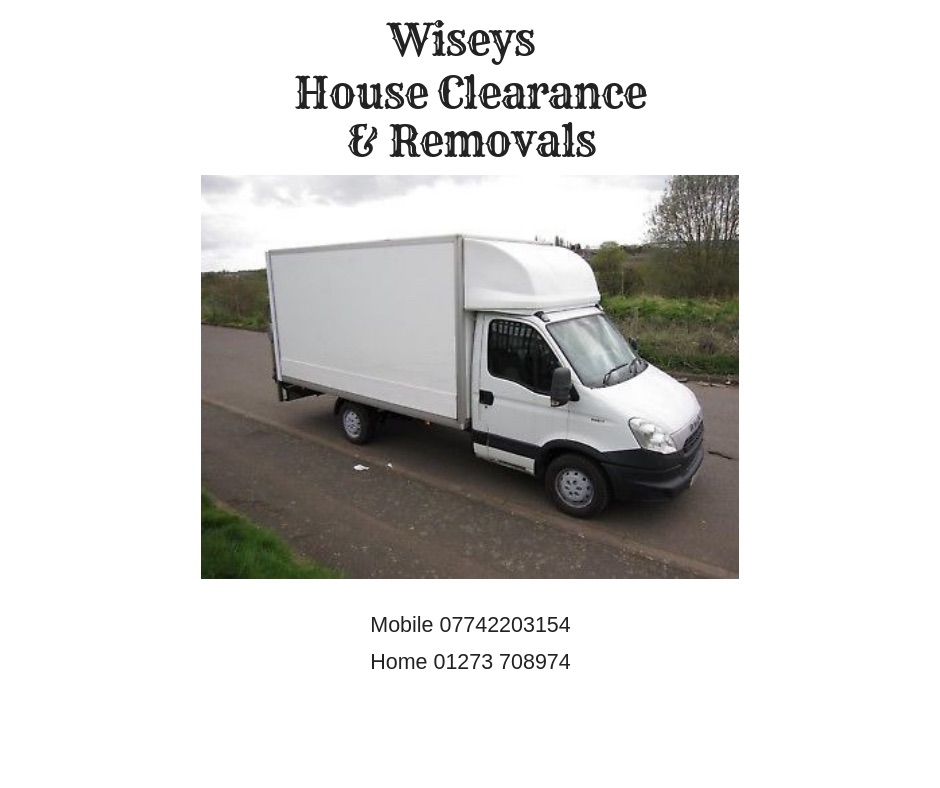 Wiseys house Clearance and removals