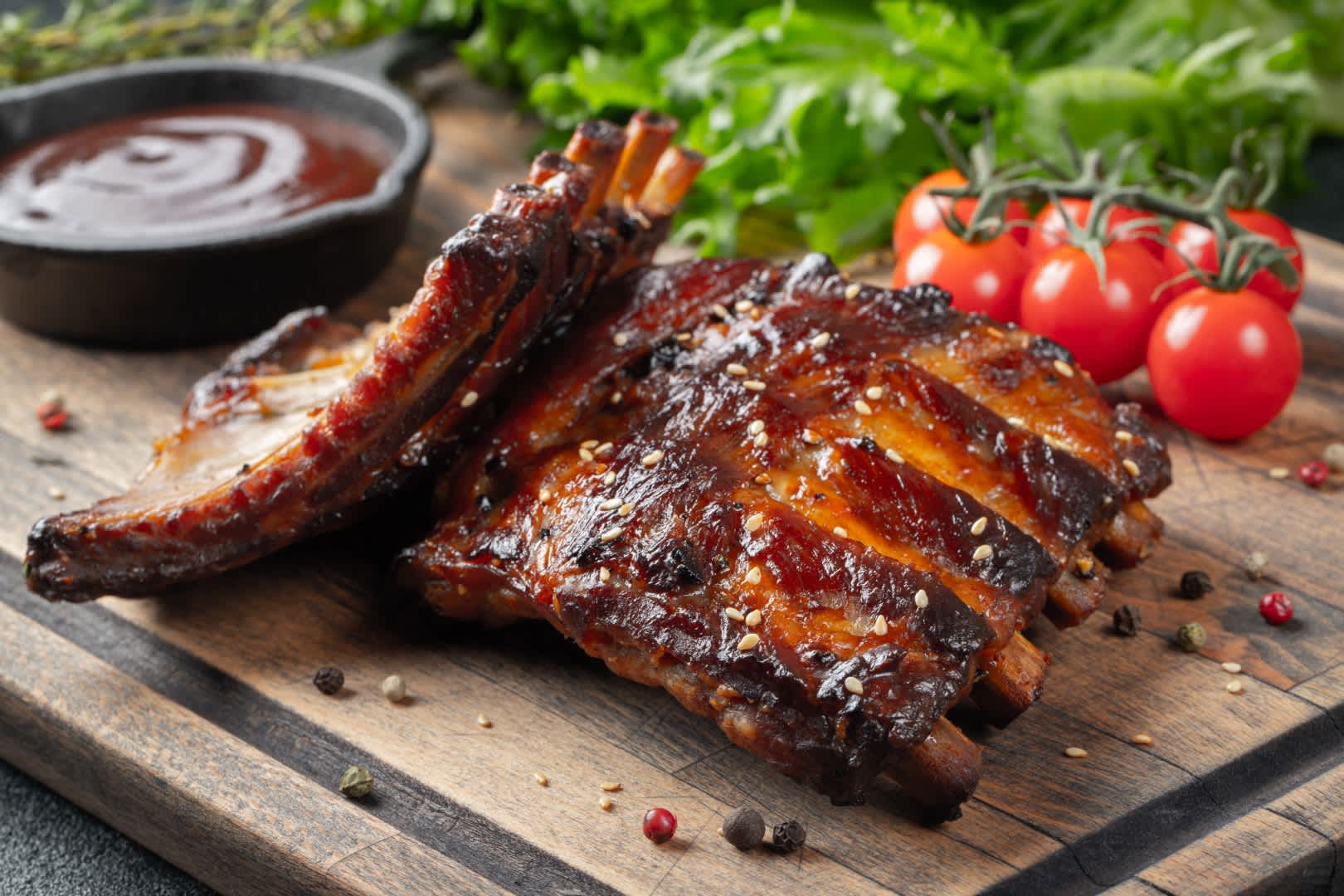 Smoked Ribs Plate - Catering Menu Items - Osos Barbecue | Catering ...