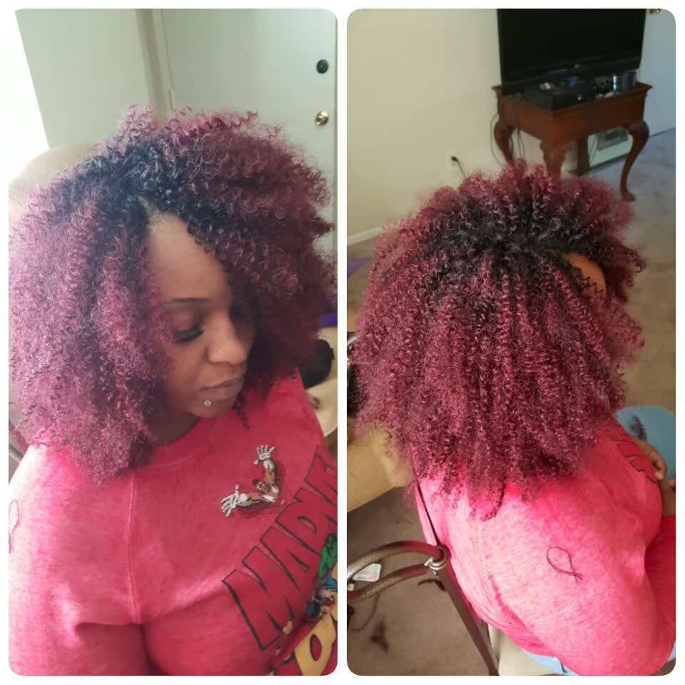 Hair Colouring Afro Hairdressing