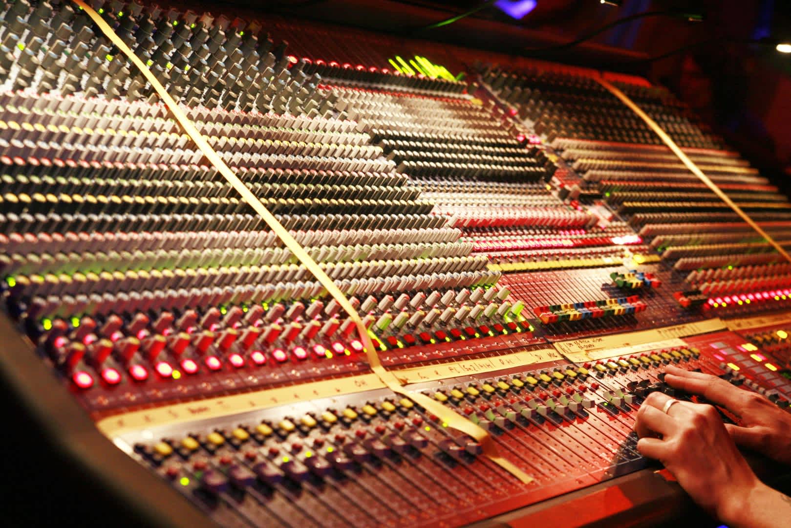 Recording studio interior for Crawler Nation Entertainment