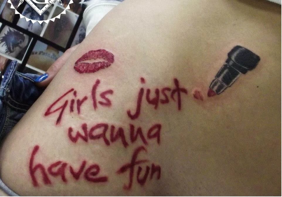 tattoo girls just wanna have fun