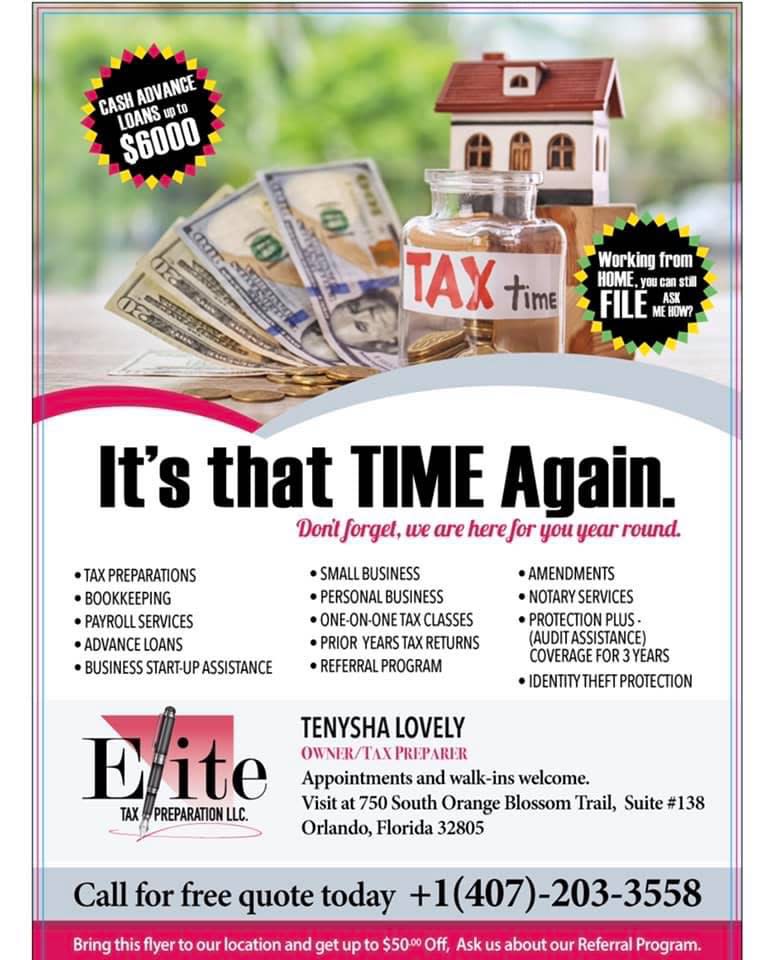 Elite Tax Preparations & Pro Services LLC