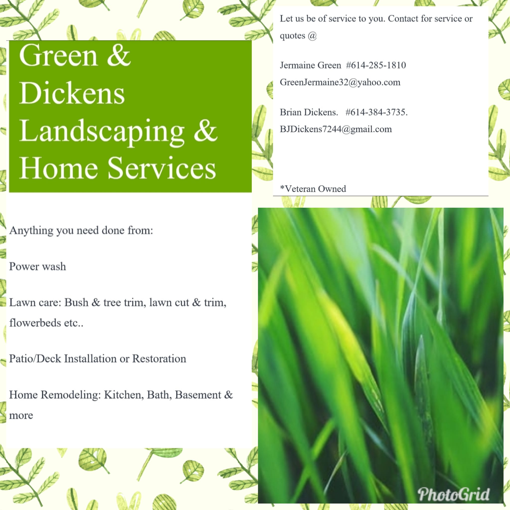 Green & Dickens Landscaping And Home Services