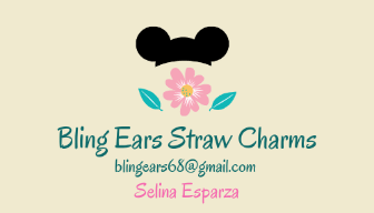 Bling Ear Straw Charms