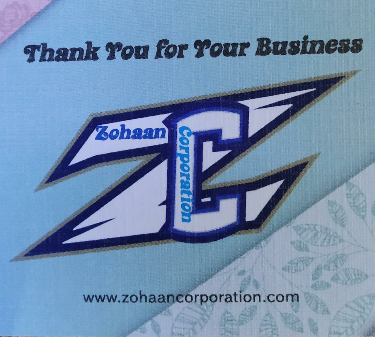 Zohaan Corporation