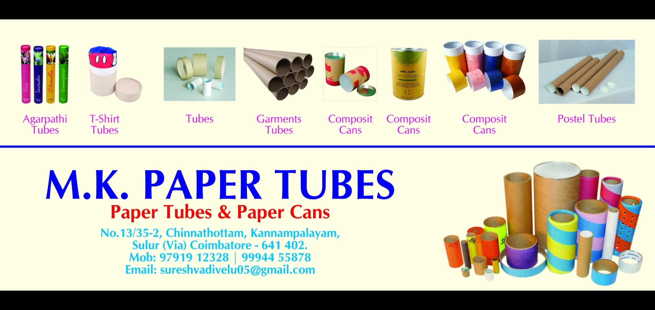 M. K. Paper Tubes