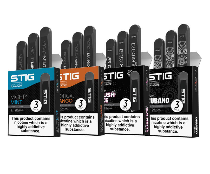 STIG DISPOSABLE POD - Vape Shops - The Vape Universe - Vape Shops in ...