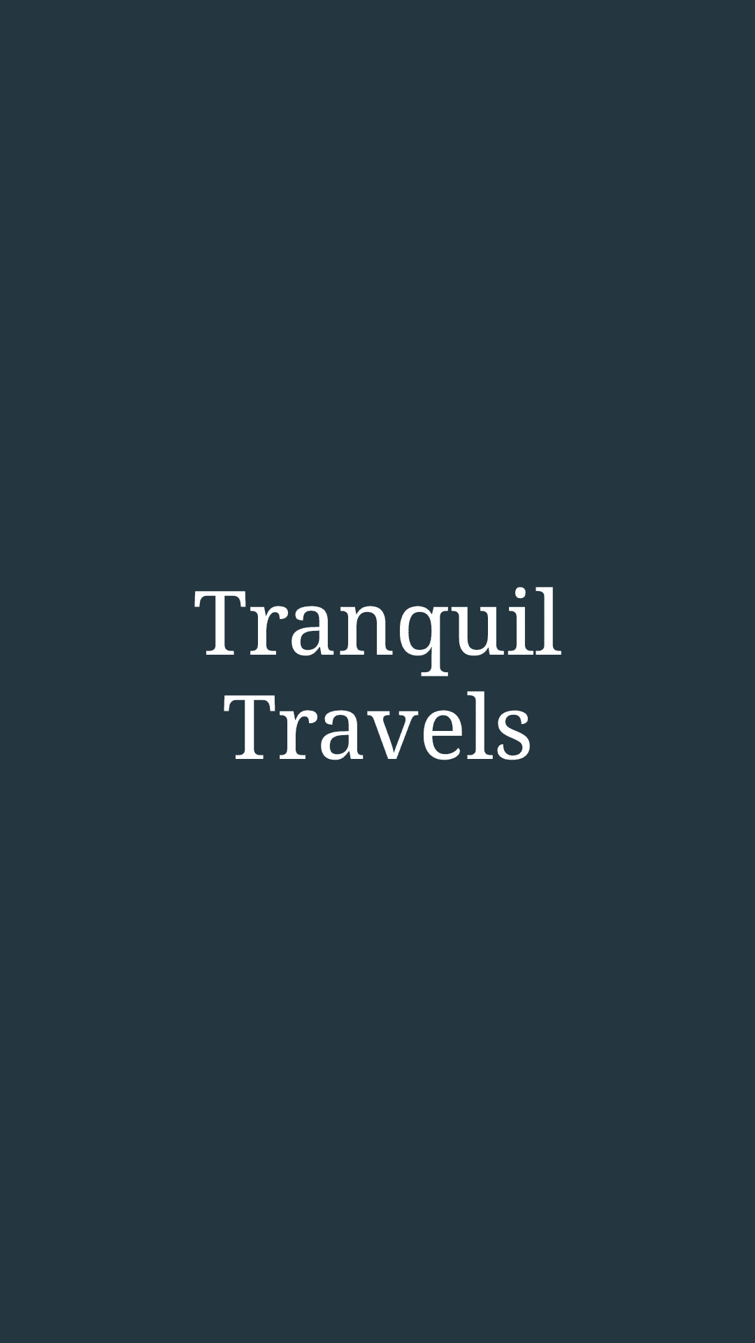 Tranquil Travels