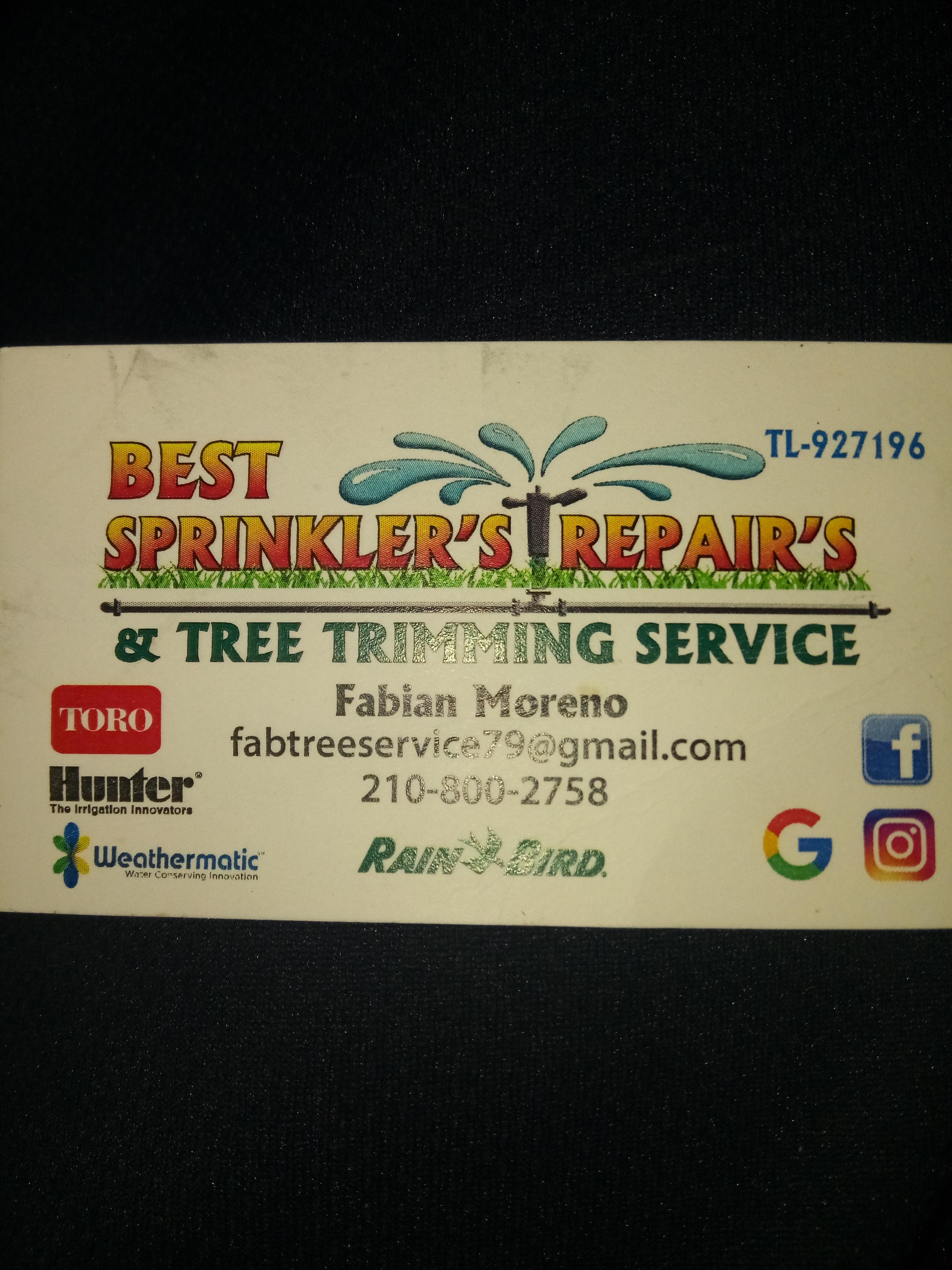 Best Sprinklers Repairs & Tree Trimming Service