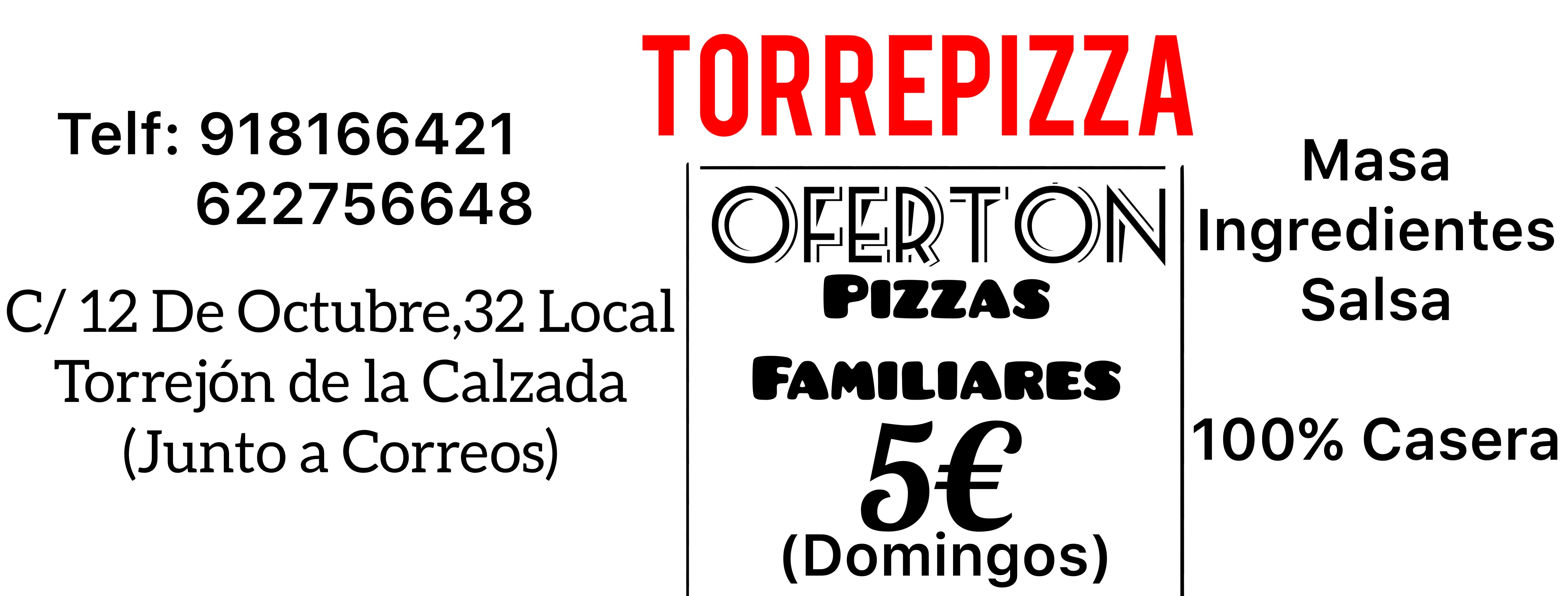 Pizzería Torrepizza Torrejón De La Calzada