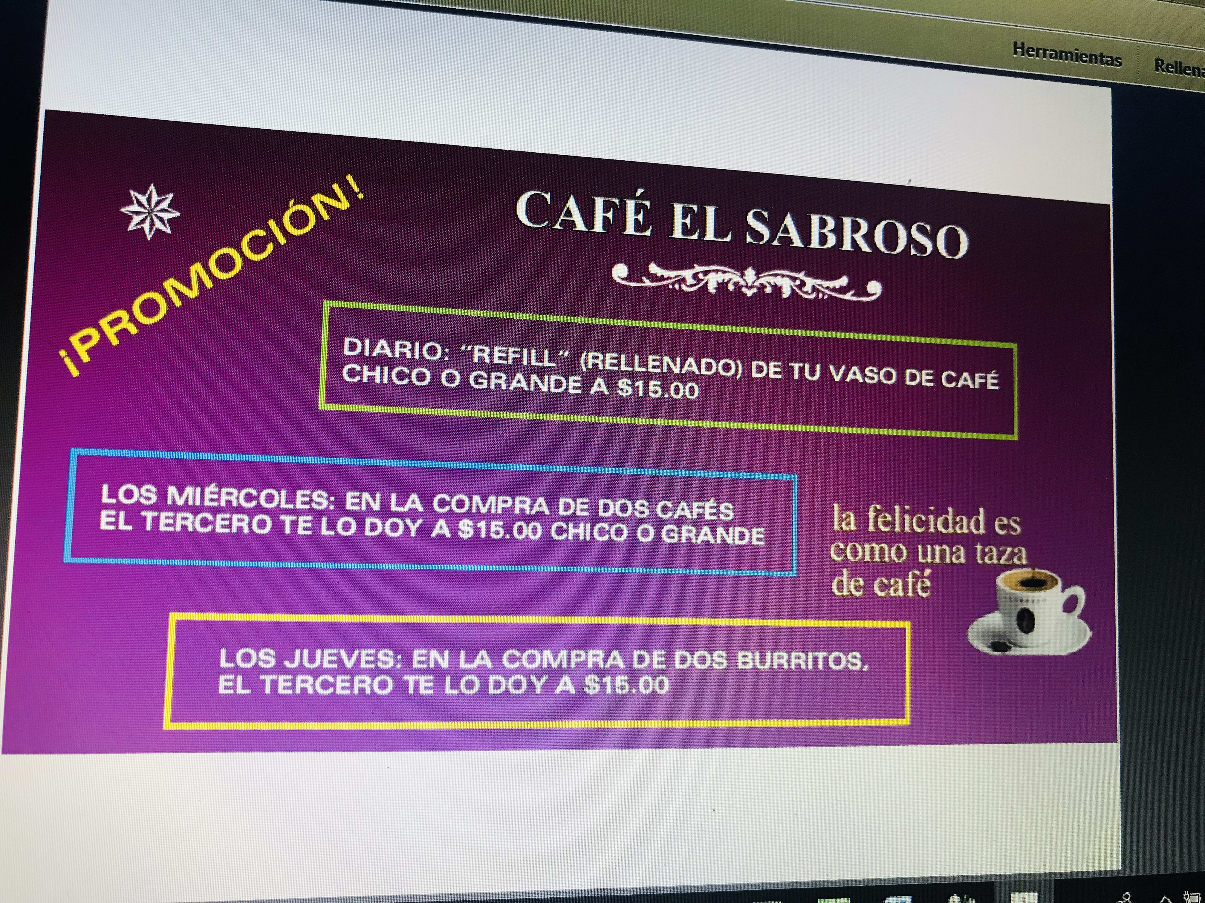 Café El Sabroso