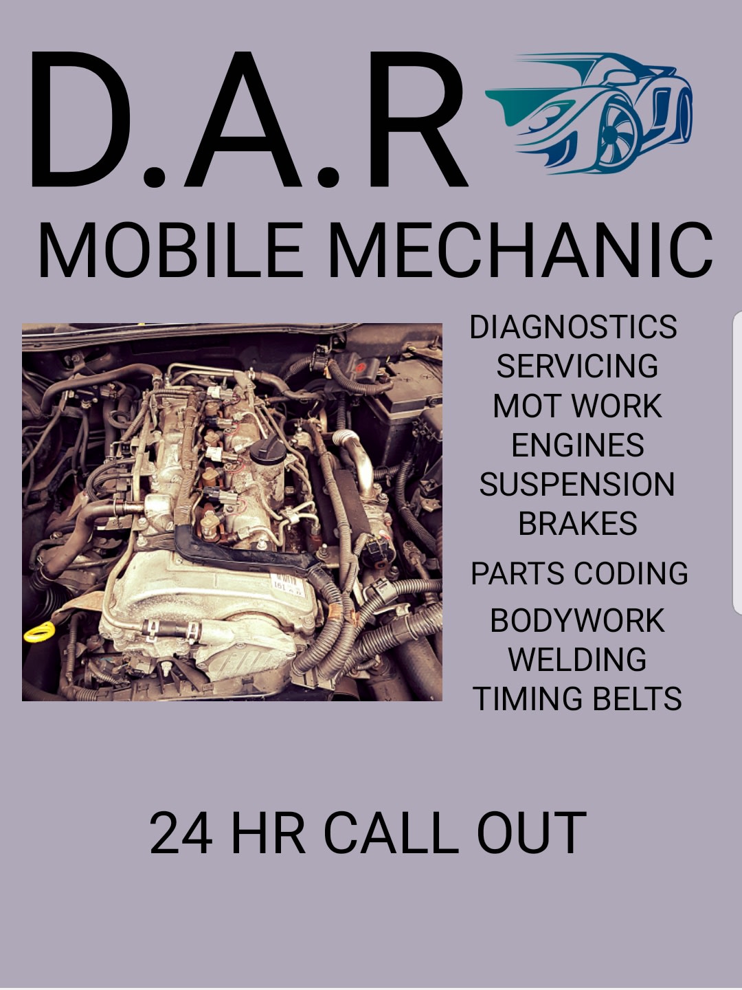 D.A.R mobile vehicle repairs