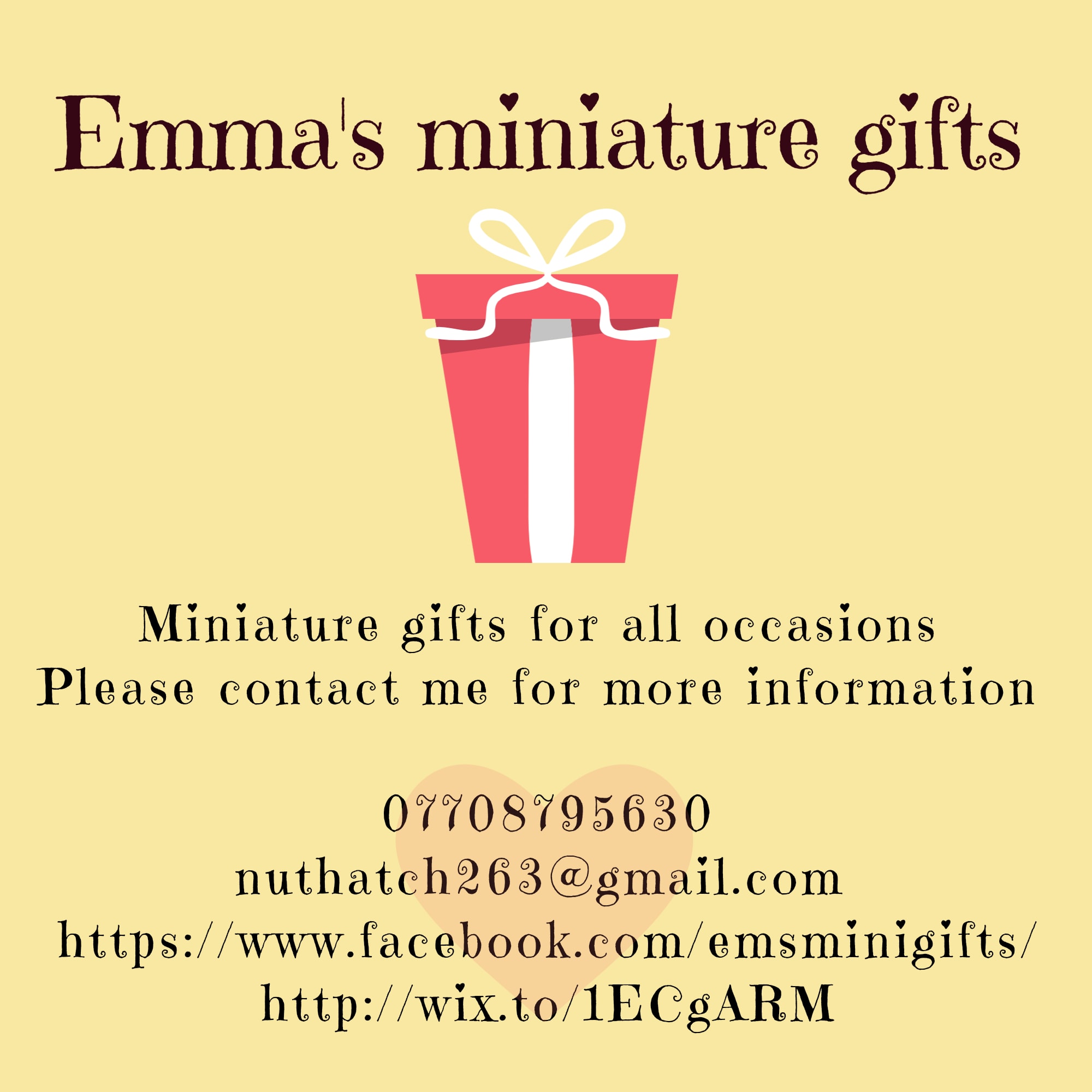 Emma's Miniature Gifts