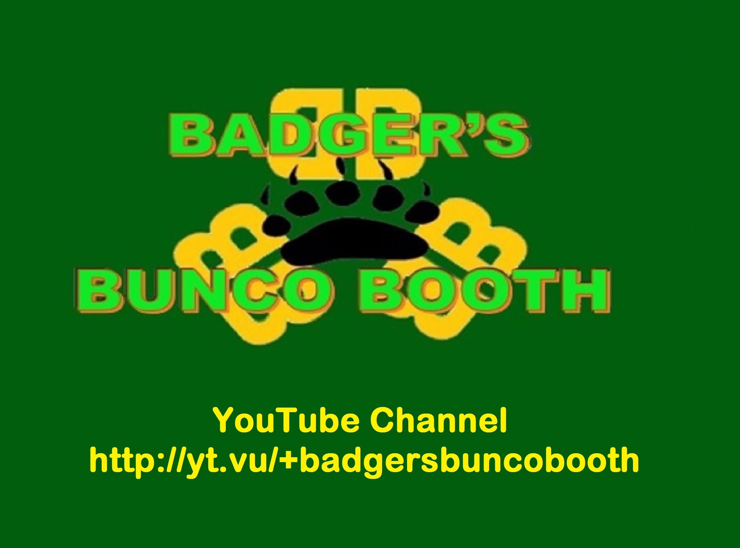 Badgers Bunco Booth