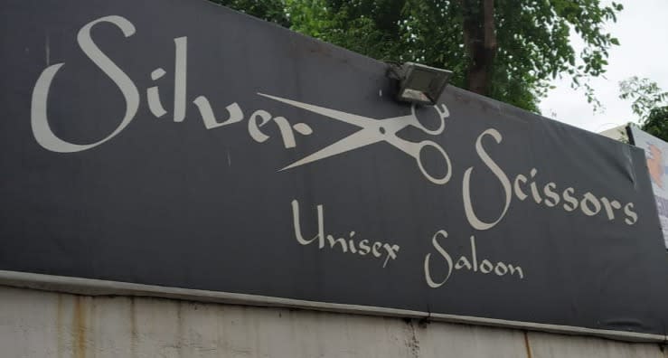 Silver Scissors Unisex Saloon