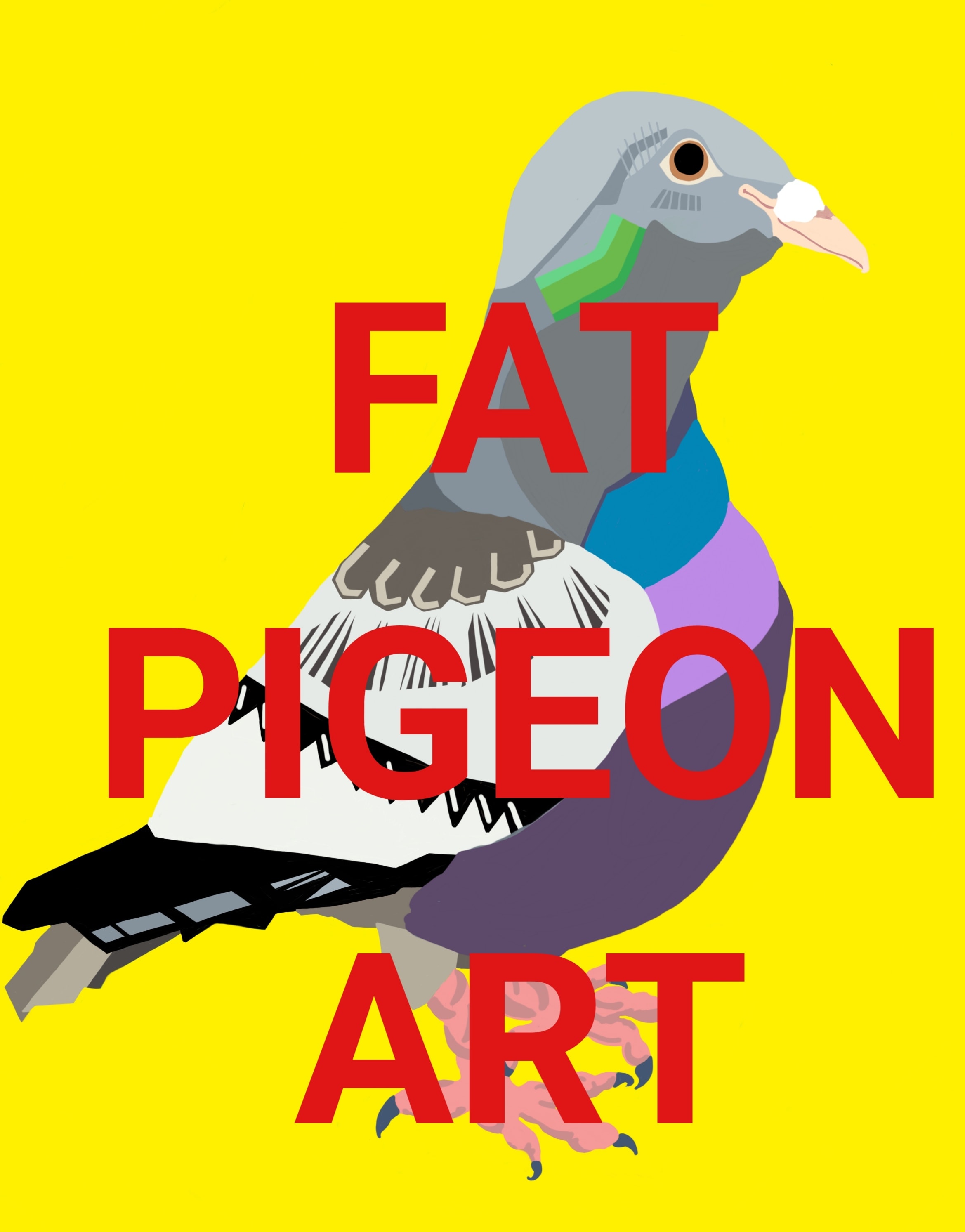 Fat Pigeon Art