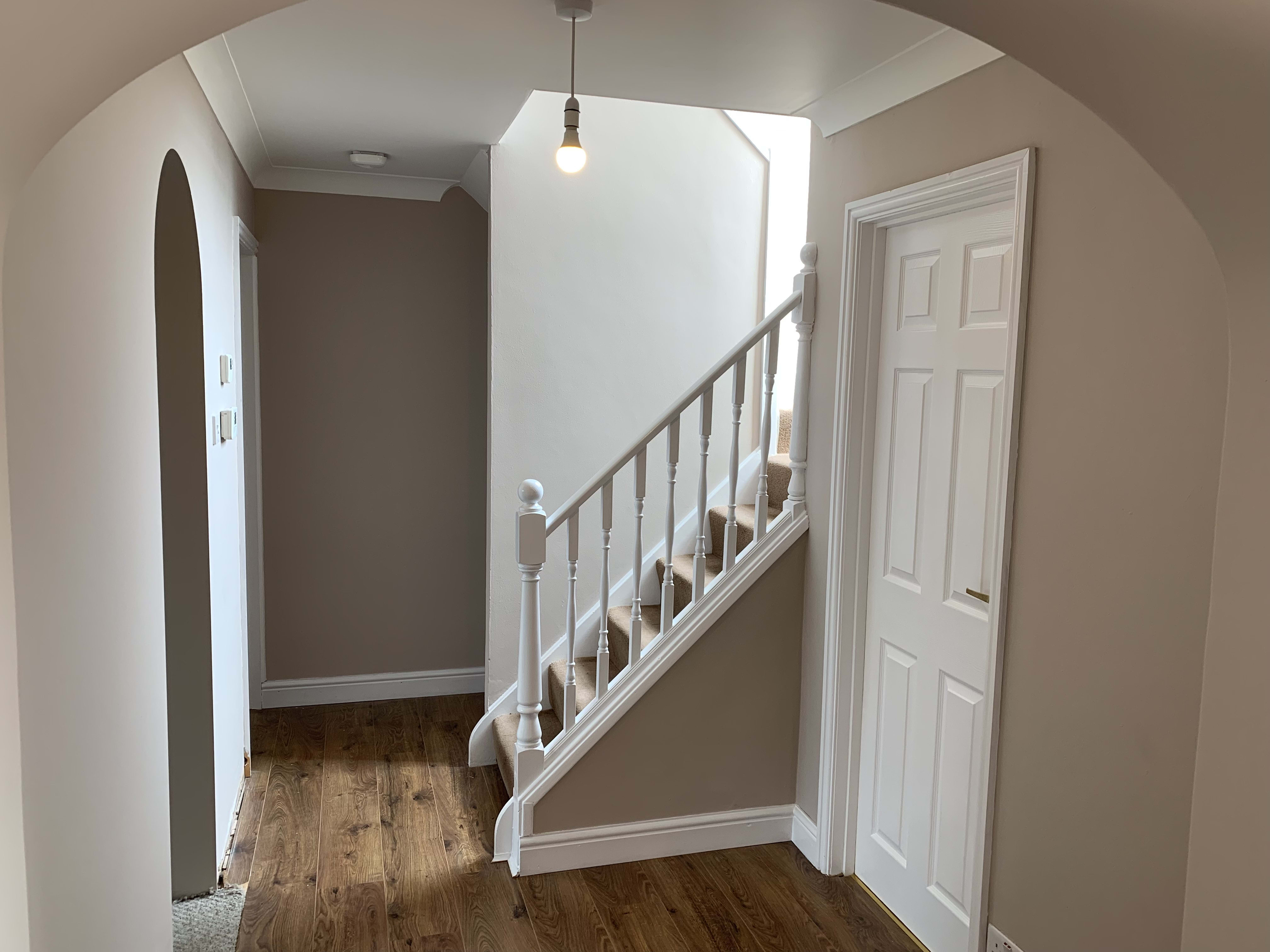 Hall, Stairs & Landing Painted - Painting & Decorating - Apex ...