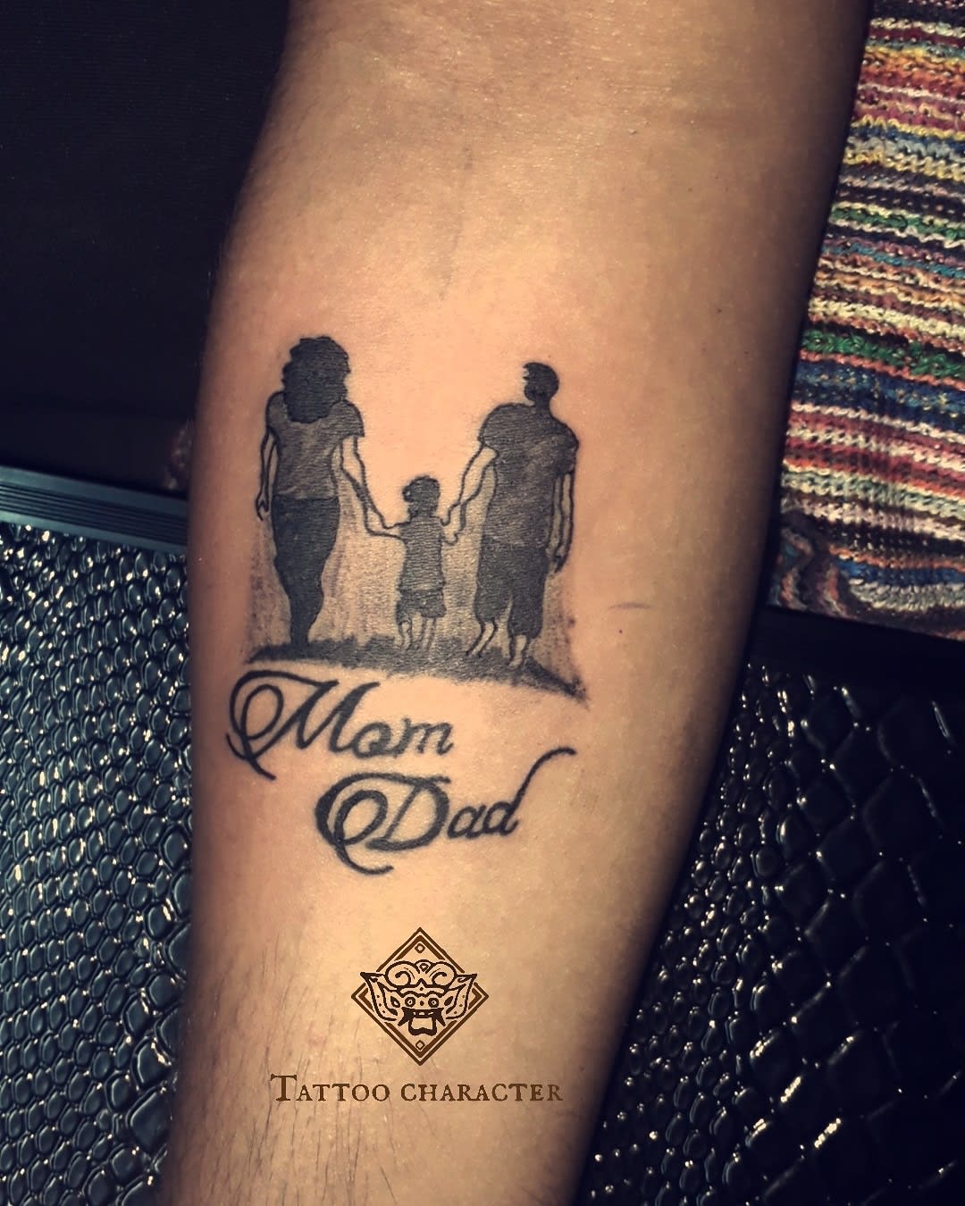 Tattoo uploaded by INK ME TATTOOZ  Bebe Bapu Black Ink Punjabi Font Tattoo  Bebe Bapu Means Mom  Dad  Tattoodo