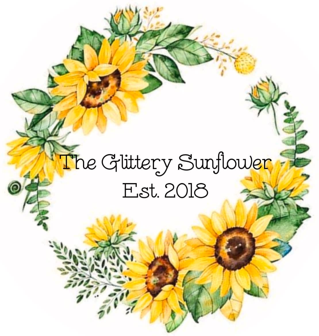 The Glittery Sunflower