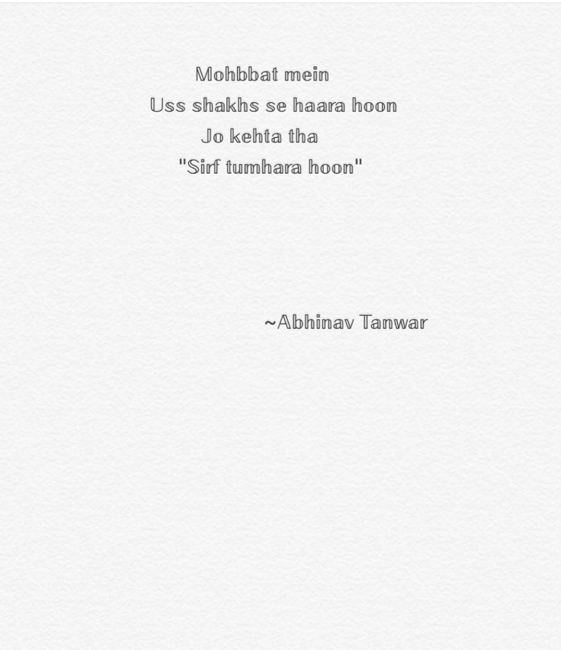 Abhinav Writes