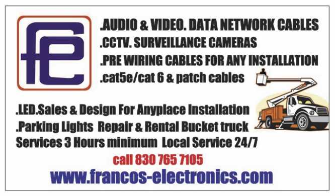 Francos electronics & Signs fabrication Services video