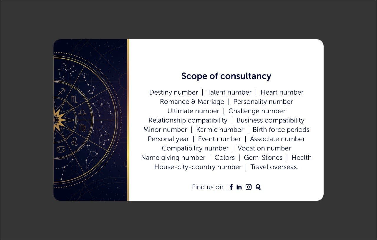 Numerology Consultant   / Relationship Compatibility Consultant/ Life coach/