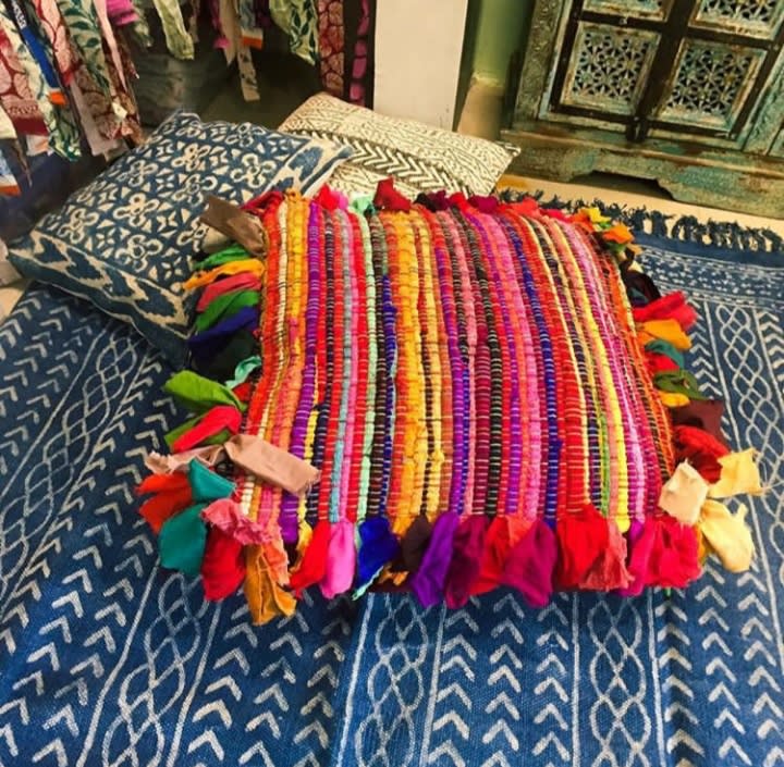 chindi cushion covers