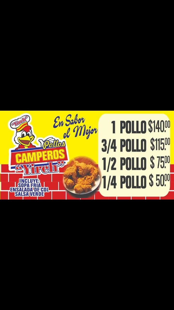 Promociones - Productos - Pollos Camperos Yireh - Restaurante | Tuxtla Gutiérrez Promociones - Productos - Pollos Camperos Yireh - Restaurante | Tuxtla Gutiérrez