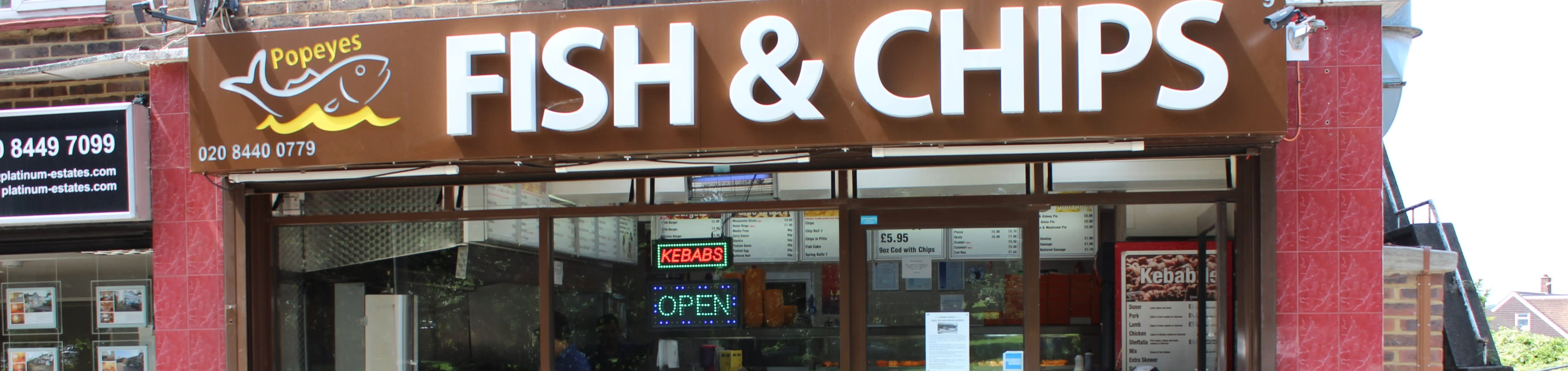 Popeyes Fish And Chips - Fish & Chips Restaurant | Barnet