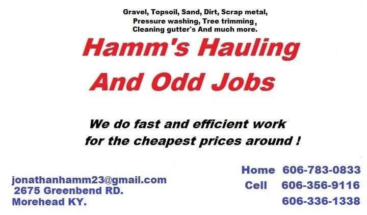 Hamm's Hauling And Odd Jobs