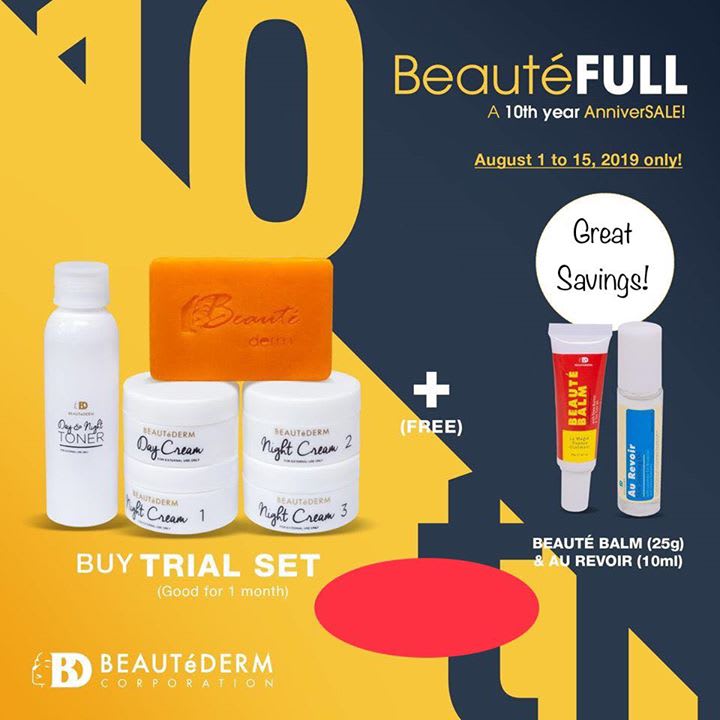 Beautederm regular sold set