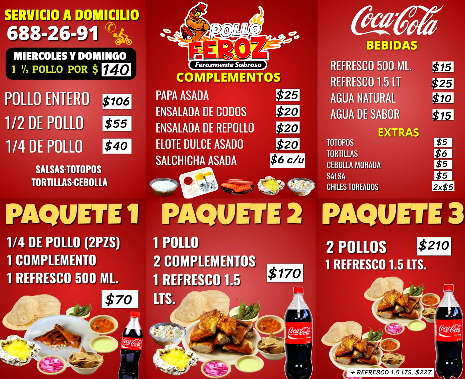 Pollo Feroz | Sabinas Pollería