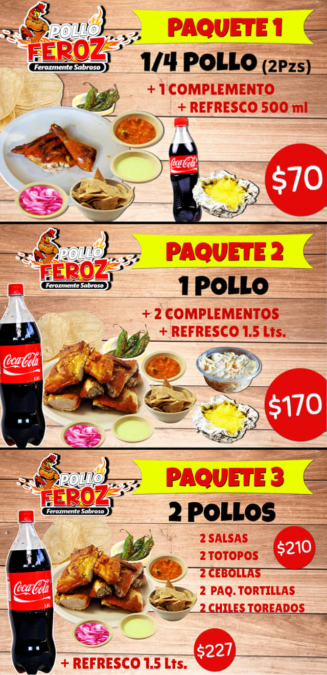 Pollo Feroz | Sabinas Pollería