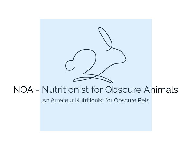 NOA - Nutritionist For Obscure Animals