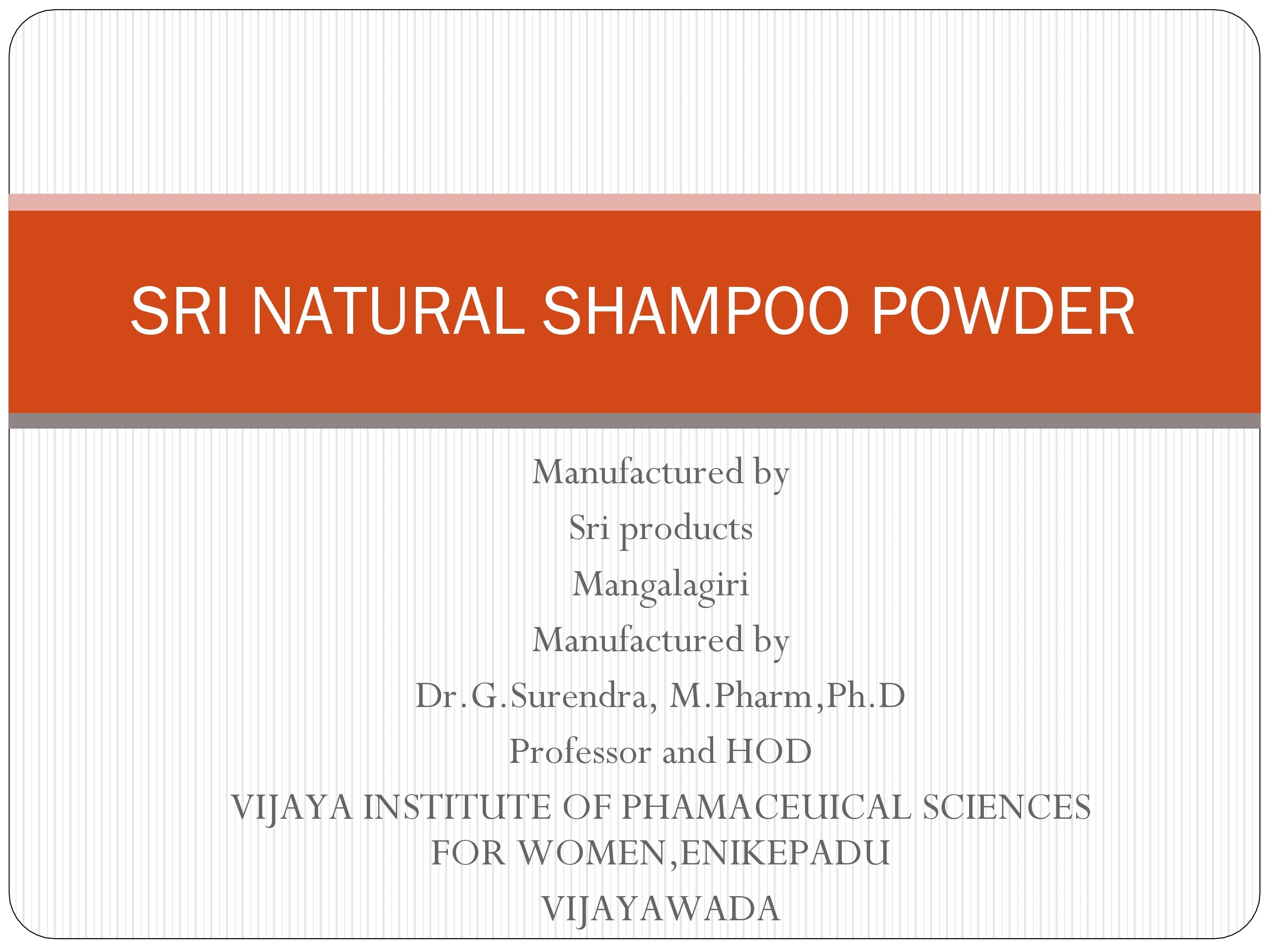 Sri Natural Products