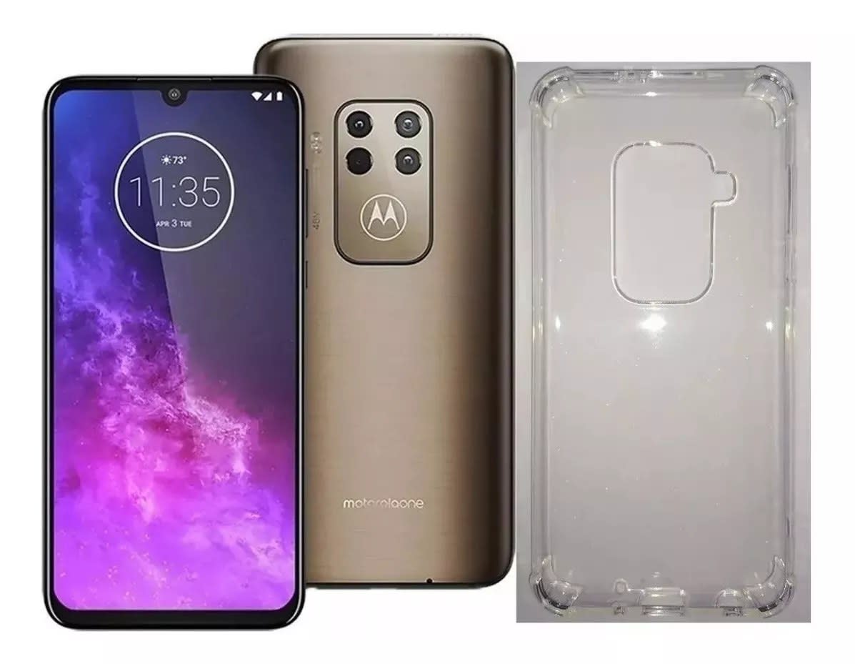 Capa Case Anti Impacto Motorola Moto One Zoom + Pel De Vidro - Eletrônicos  e Acessórios