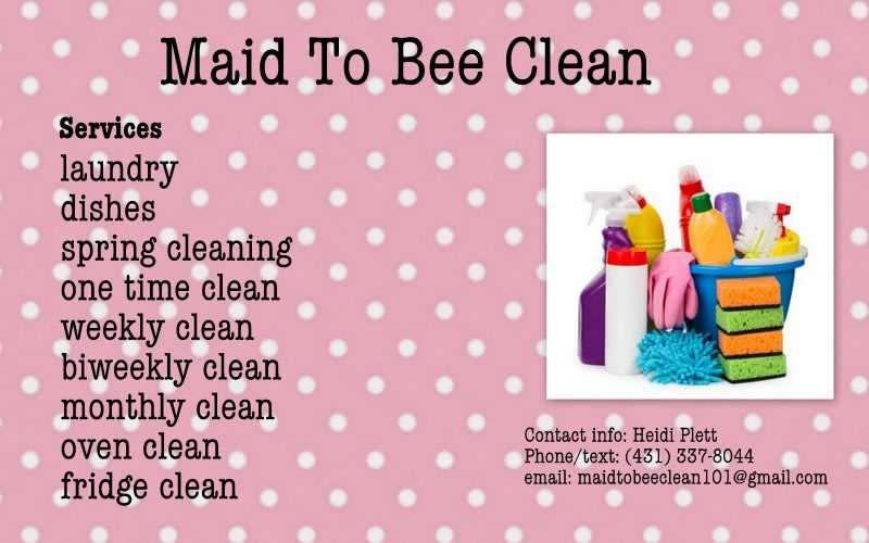 Maid To Bee Clean
