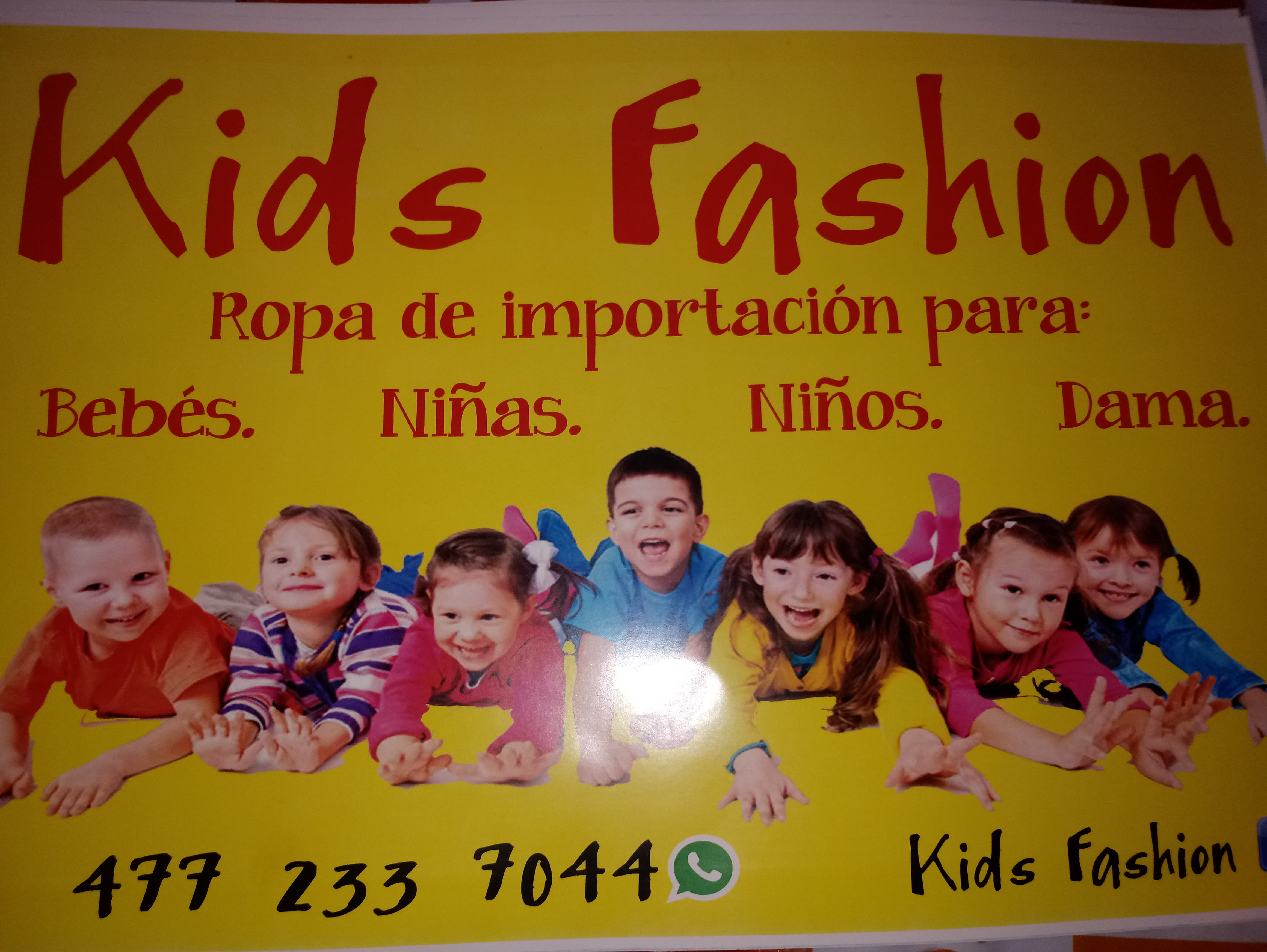 Kids Fashion ropa de importación