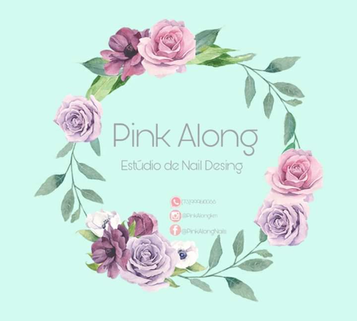 Estúdio de Nail Designer Pink Along