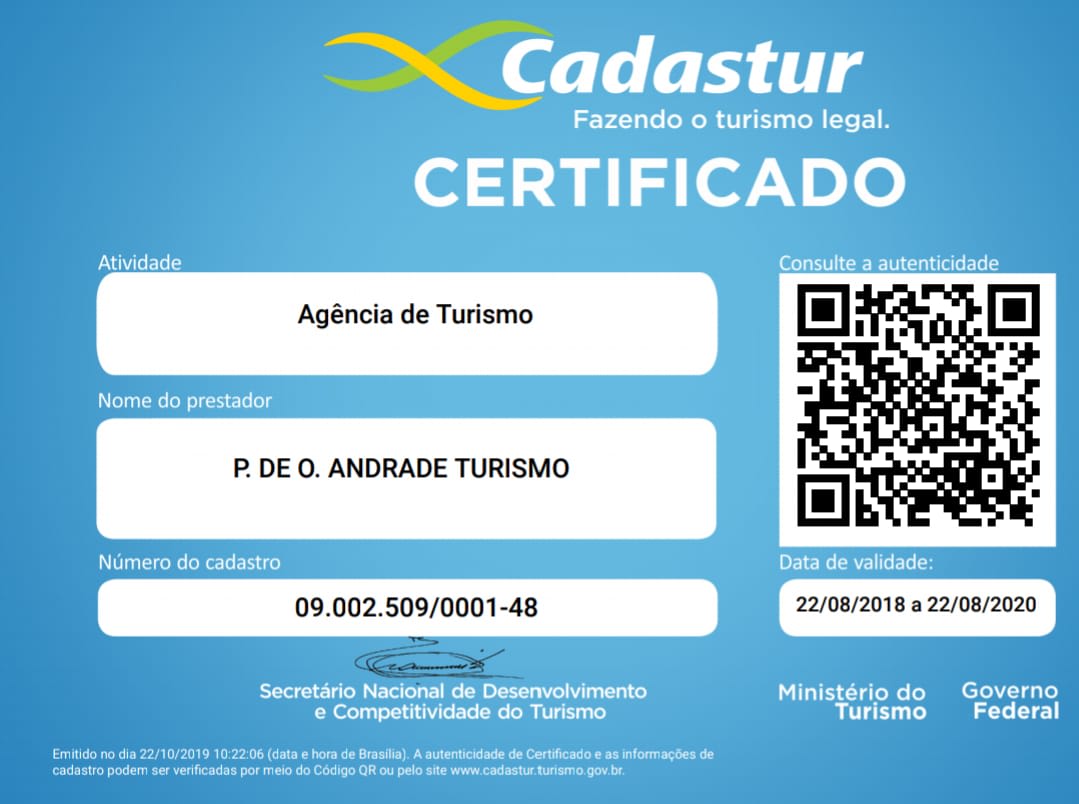 P. DE O. Andrade Turismo