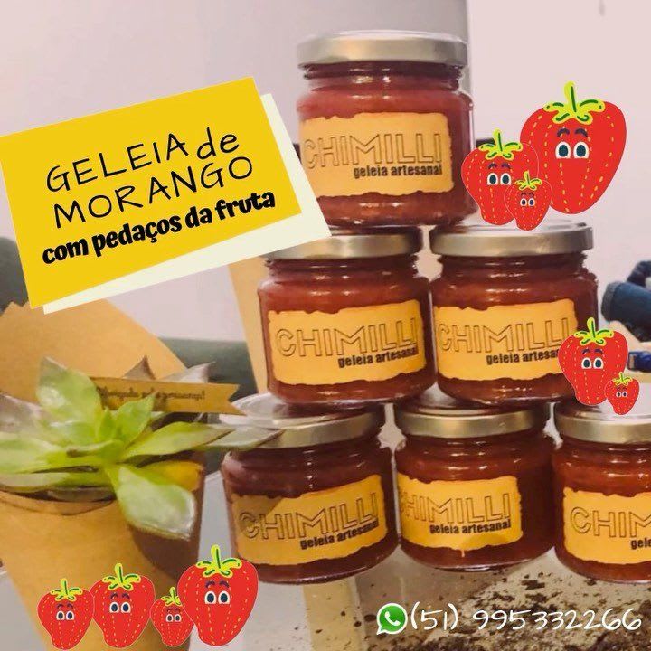 Chimia de Morango Susin - Geleia Artesanal - Produtos coloniais