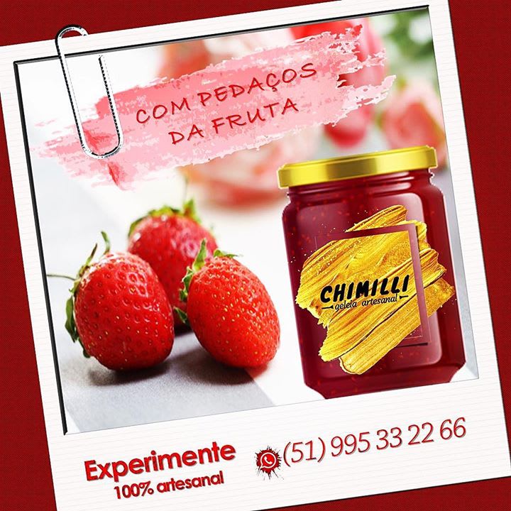 Dillin Chimias Caseira - Geleia de Morango 320g - Empório Santo