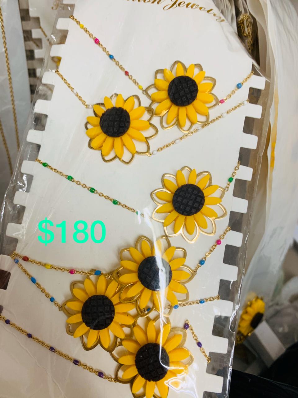 Pulsera girasoles - Bisutería - Kaos - Joyería | Ciudad de México